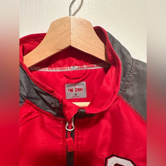 Ohio State Buckeyes Jacket Wind Breaker Campus Classics by The Oval Size: Medium - Picture 6 of 12
